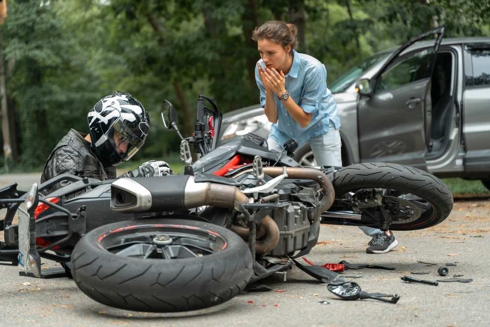 what is the primary cause of motorcycle crashes