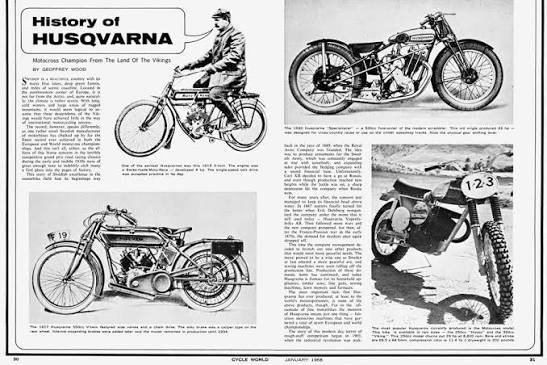 Husqvarna Motorcycles: History, Manufacturer & Ownership